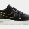 Nike Force 1 LV8 Infant Toddler Lifestyle Shoe (Black/Gold) -Nike 008e83c3a90e800c72dc5fd5598ddd9f