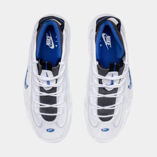 Nike Air Max Penny Mens Basketball Shoes (White/Blue) -Nike 0102f958b2b9e57f896dbe1d1511aeb8