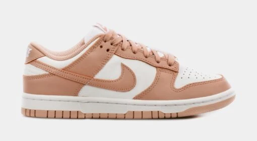 Nike Dunk Low Rose Whisper Womens Lifestyle Shoes (White/Pink) -Nike 0148fbb8f8e42ebbd874916e3ced20cd