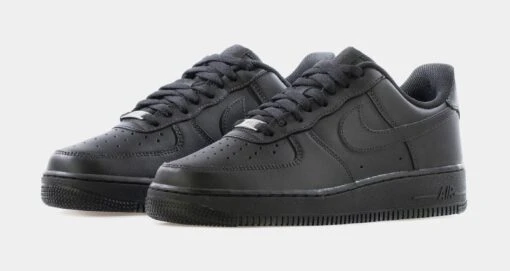 Nike Air Force 1 07 LE Mens Lifestyle Shoe (Black) -Nike 017e9faec8d07b96189e3f928bb50edf 42f46891 d5a1 46ff 9a53 453da420bc7f