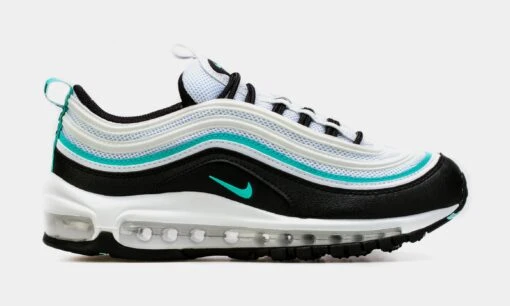 Nike Air Max 97 Tiffany Grade School Running Shoes (White/Teal) -Nike 028b16a34c27cf21b2539b6cd2c9eec5