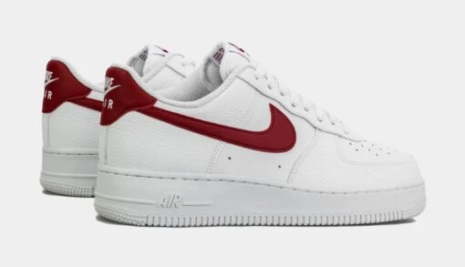 Nike Air Force 1 07 Mens Lifestyle Shoes (White/Red) -Nike 053cb8ff388d7a5c4adac797841a729b