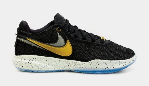 Nike Lebron 20 Mens Basketball Shoes (Black/Gold) Free Shipping -Nike 05c938e2d201a4f3092b74876991dab2