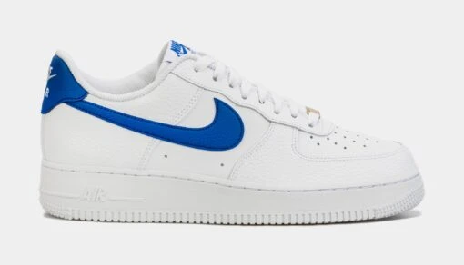 Nike Air Force 1 Low Mens Lifestyle Shoes (White/Blue) -Nike 0634ef1cb45b21206805989474782ad8