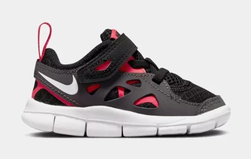 Nike Free Run 2 Infant Toddler Shoes (Black/Red) -Nike 075d65c0d558054b040a33e8b616b87a