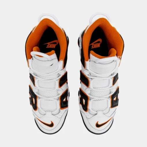 Nike Air More Uptempo '96 Mens Basketball Shoes (White/Orange) -Nike 0768f6e07f6b6f97250f07bbba921ea0