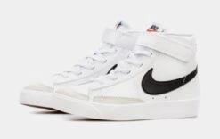 Nike Blazer Mid '77 Preschool Lifestyle Shoes (White/Black) -Nike 083ee35df800811a2cdb9c84ad4cd053