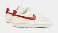 Nike Court Vision Low Womens Lifestyle Shoes (White/Red) -Nike 0b3d06179949344852824f8290c57d40