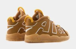 Nike Air More Uptempo Wheat Infant Toddler Basketball Shoes (Wheat/White/Pollen/Gum Light Brown) -Nike 10b320b78fd6b2a7ca551f5ba0a26f9e