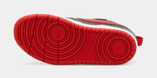 Nike Court Borough Low 2 Preschool Lifestyle Shoes (Red/Black) -Nike 10f752a7fc4111e05fee4e86023ee493