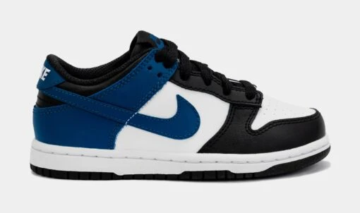 Nike Dunk Low Preschool Lifestyle Shoes (Black/Blue) -Nike 10fa377e4882e06a392967a6538345b1