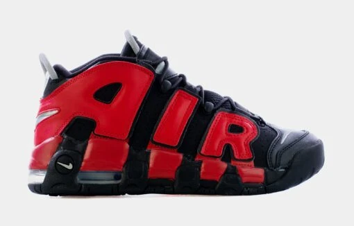 Nike Air More Uptempo Grade School Basketball Shoes (Black) Free Shipping -Nike 11441ba95f2cdd1c6b10c6e24b81b2fb