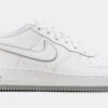 Nike Air Force 1 Grade School Lifestyle Shoes (White/Grey) -Nike 15254697a55cca65fef19f7ee6a93d4a