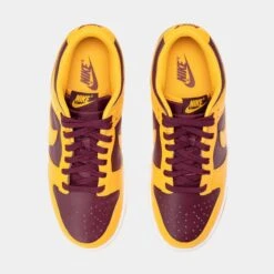 Nike Dunk Low Yellow Bordeaux Mens Lifestyle Shoes (Red/Yellow) Limit One Per Customer -Nike 187ee0dc4a39f4688ea40f4bae96e3c0