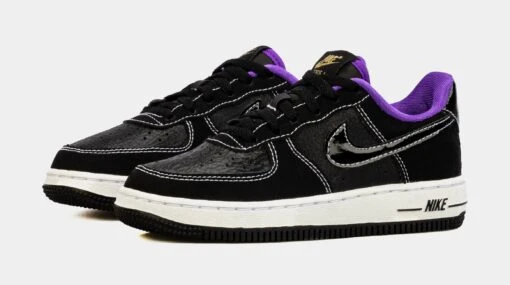 Nike Air Force 1 LV8 Preschool Lifestyle Shoes (Black) -Nike 18f5e339065b04954b7aae1794fcedb0