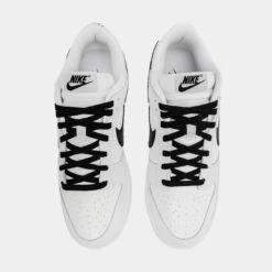 Nike Dunk Low White Black Mens Lifestyle Shoes (White/Black) -Nike 1c24d6f1bff56d996df43e9de55779ab