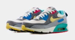 Nike Air Max 90 Air Sprung Grade School Lifestyle Shoes (Grey/Multi) -Nike 1cf17b5c214c76d64ccd542ac5fa0826