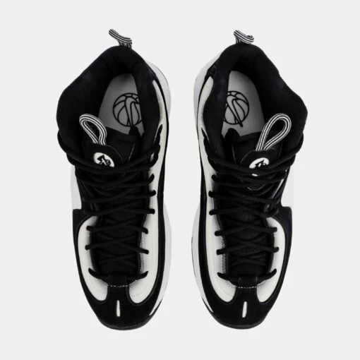 Nike Air Penny 2 Mens Basketball Shoes (Black/White) -Nike 1d1ba256fe7f14bde11b01c757128cc9