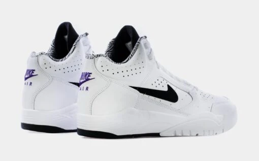 Nike Air Flight Lite Mid Mens Lifestyle Shoes (White/Black) -Nike 1d5b624b2007dc6053e80b4bcc2caddf