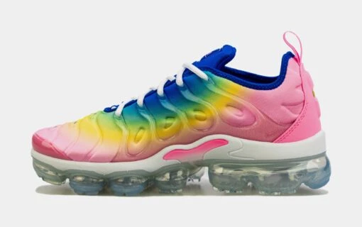 Nike Air VaporMax Plus Womens Running Shoes (Pink/Blue) -Nike 1d8e49229e760257078ec47869c96930