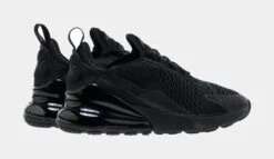 Nike Air Max 270 Grade School Running Shoes (Black) -Nike 1e367494ae456aac09b9abd302957e25