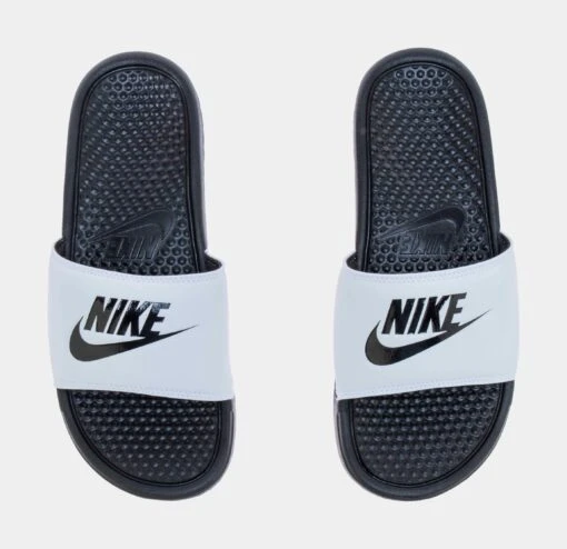 Nike Benassi Just Do It Slide Mens Sandals (White/Black) -Nike 1e639d20b1fef81b010d5803fba631f3 988ddd1f 7539 42cb a7cd 8341139a95c3