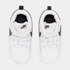 Nike Court Borough Low 2 Infant Toddler Lifestyle Shoes (White/Black) -Nike 1f9600bb6442b24f75f3c0328f9015e7 5d3631c8 23b4 429c b73f d04476114cfd