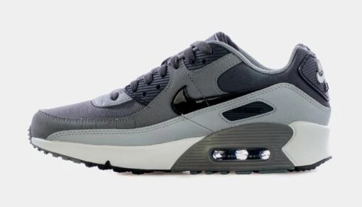 Nike Air Max 90 LTR Grade School Lifestyle Shoes (Grey) -Nike 2240a1ed52784e551870e908db01f999