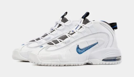 Nike Air Max Penny Mens Basketball Shoes (White/Blue) -Nike 22419170248b9e7b12d06b82f6120e0f