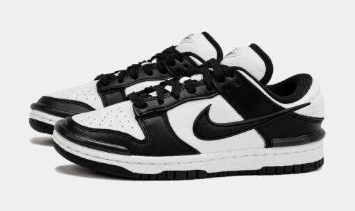 Nike Dunk Low Twist Panda Womens Lifestyle Shoes (Black/White) -Nike 229128beab4ed2423af8caf40465f2b0