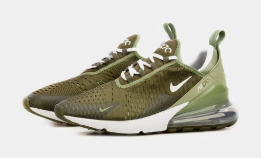 Nike Air Max 270 Medium Olive Mens Running Shoes (Green) -Nike 25b36c908725e724c0f33827bd33755d