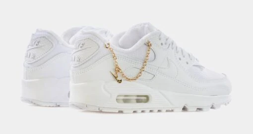 Nike Air Max 90 Lucky Charms Womens Lifestyle Shoes (White) -Nike 297a7ae7d519081306f90bd85cced56a