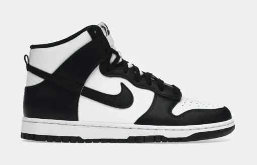 Nike Dunk High Black White Mens Lifestyle Shoes (Black/White) Free Shipping -Nike 29cb539cc52efd4d97a359bebe259dcd