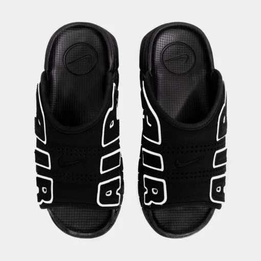 Nike Air More Uptempo Slide Mens Slides (Black) -Nike 29cb72b590ac1ddf444d102e5a5f7dcf