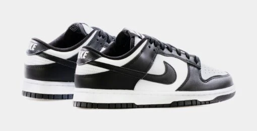 Nike Dunk Low Retro Mens Lifestyle Shoes (White/Black) Free Shipping -Nike 2ab53786a9d367612359c1b136b20876