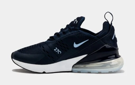 Nike Air Max 270 Obsidian Grade School Lifestyle Shoes (Blue) -Nike 2ace70bbf29a81db00db44adde8a1ae0