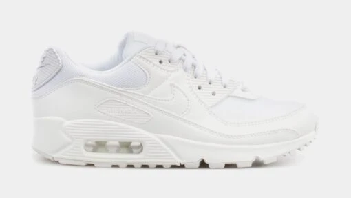 Nike Air Max 90 Womens Lifestyle Shoes (White) -Nike 2af36c4b7765bc68d438e3fa1411edce