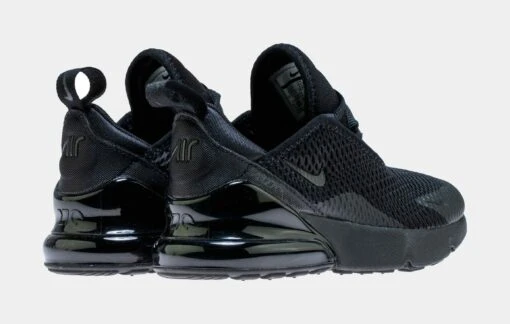 Nike Air Max 270 Preschool Running Shoe (Black/Black) -Nike 2b480ab970af34c0d71fe9851651255f