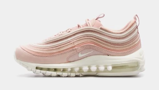 Nike Air Max 97 Womens Lifestyle Shoes (Pink) -Nike 2cac42ba7fadbb03e48e0306c4bba264