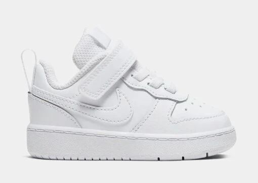 Nike Court Borough Low 2 Infant Toddler Lifestyle Shoes (White) -Nike 2cda110b77fb5b9cc23778fb23d834e7