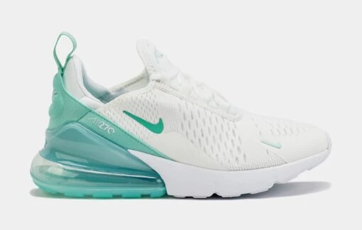 Nike Air Max 270 Grade School Lifestyle Shoes (Summit White/Jade Ice) -Nike 2cfdf9e68e59cf961a053ce4ea47c8d4