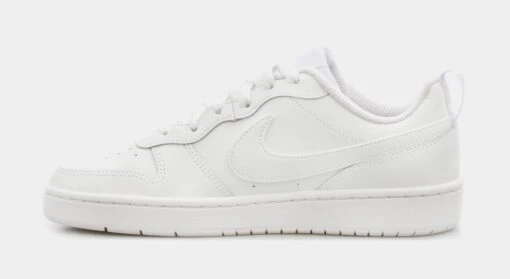 Nike Court Borough Low 2 Grade School Lifestyle Shoes (White) -Nike 31388003bf565f24074d1b365e47f79d