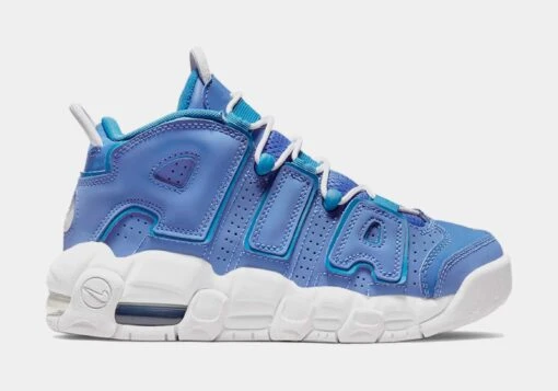 Nike Air More Uptempo Grade School Lifestyle Shoes (Blue) -Nike 318bd22193e453a2ac3ac68cbf37980a