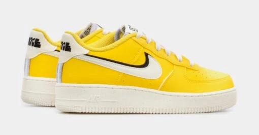 Nike Air Force 1 LV8 Grade School Lifestyle Shoes (Yellow) -Nike 31d050c469b4b6e08fd1a2c737bdff13