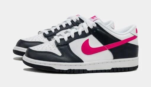 Nike Dunk Low Dark Obsidian Fierce Pink Grade School Lifestyle Shoes (Dark Obsidian/Fierce Pink) -Nike 356846200245792f5793804ef30c4c32