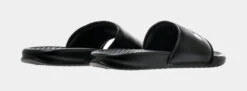 Nike Benassi Swoosh Mens Slide Sandal (Black) -Nike 35a7e17b7afe8a86147059f1d8b35bed