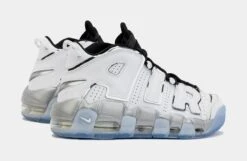 Nike Air More Uptempo White Metallic Womens Basketball Shoes (White/Grey) -Nike 36801a3c02ec6f683250c6ec173b6579