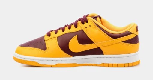 Nike Dunk Low Yellow Bordeaux Mens Lifestyle Shoes (Red/Yellow) Limit One Per Customer -Nike 38027c4dc3623b3f1921764a62243d5c