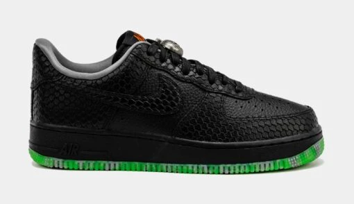 Nike Air Force 1 Low Halloween Mens Lifestyle Shoes (Black/Green) -Nike 38579de2884e2016c5654949f38ab795