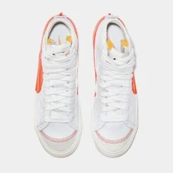 Nike Blazer Mid 77 Jumbo Swoosh Mens Lifestyle Shoes (White/Orange) -Nike 3e23c21185fb325e73f3e251633c175e